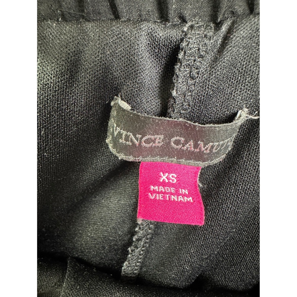 Vince Camuto Black Maxi Skirt Pleated Chiffon‎ Elastic Waist Lined Women's SZ XS - Picture 3 of 7